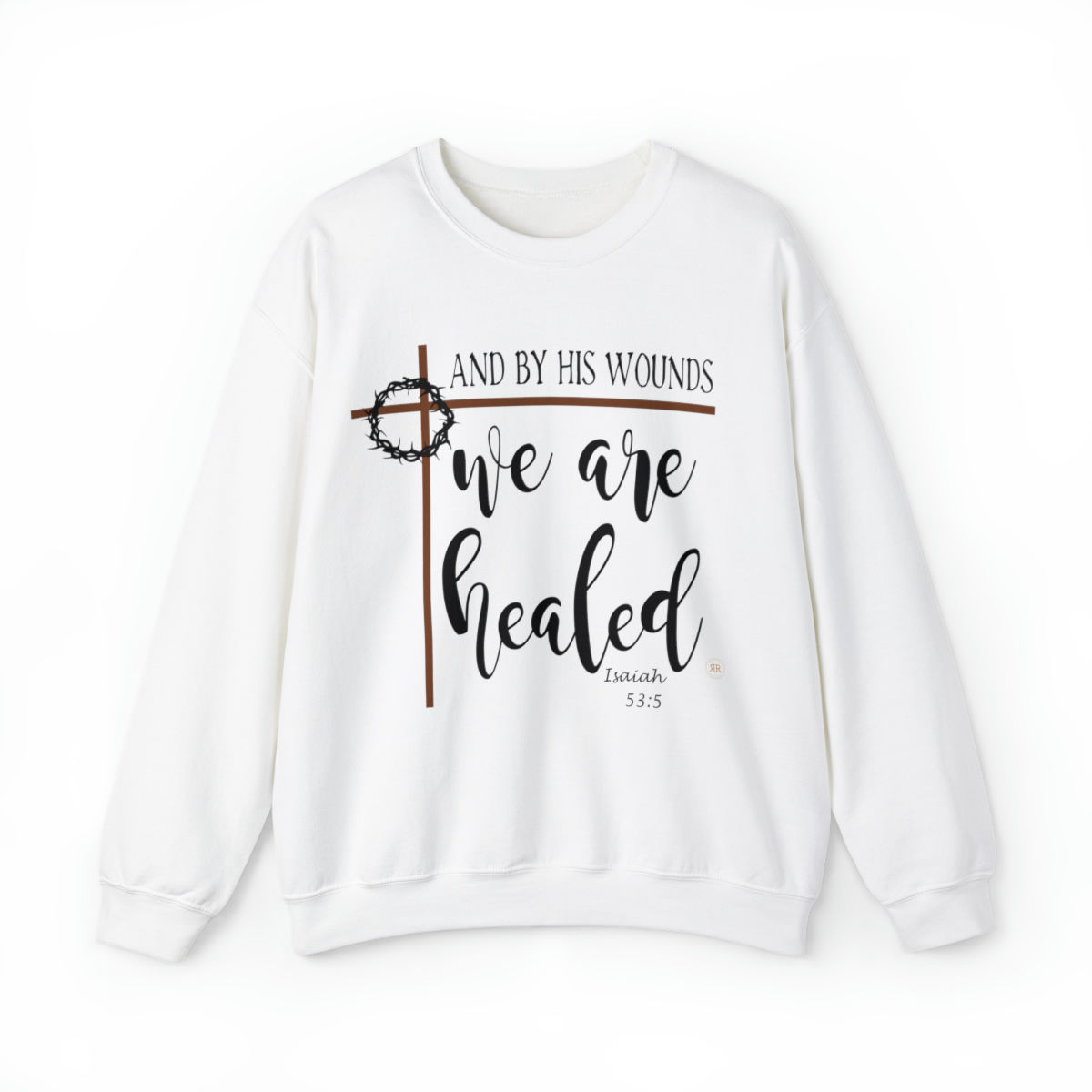 By His Wounds..., Heavy Blend™ Crewneck Sweatshirt