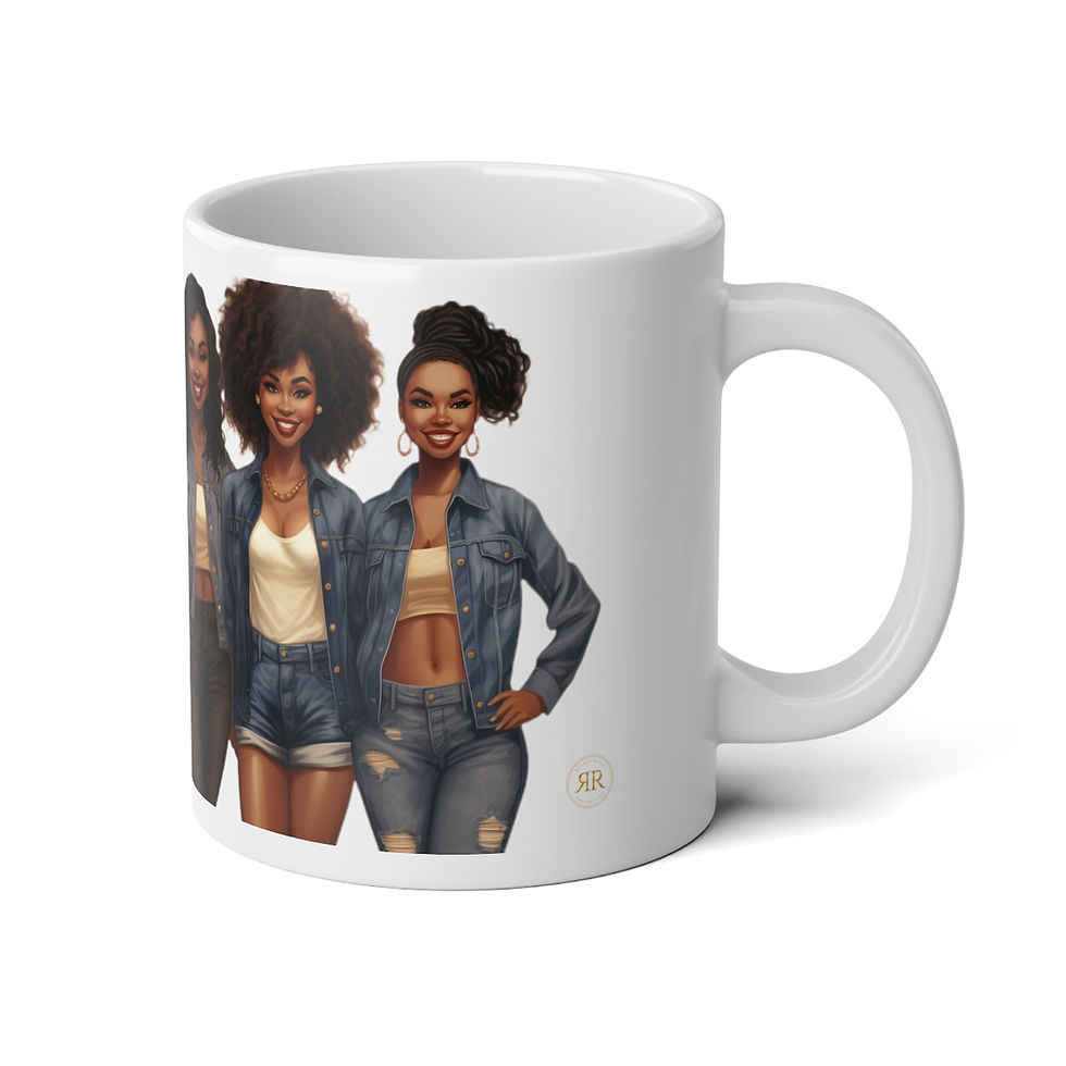 Thumbnail: Melanin Magic Jumbo Mug, 20oz