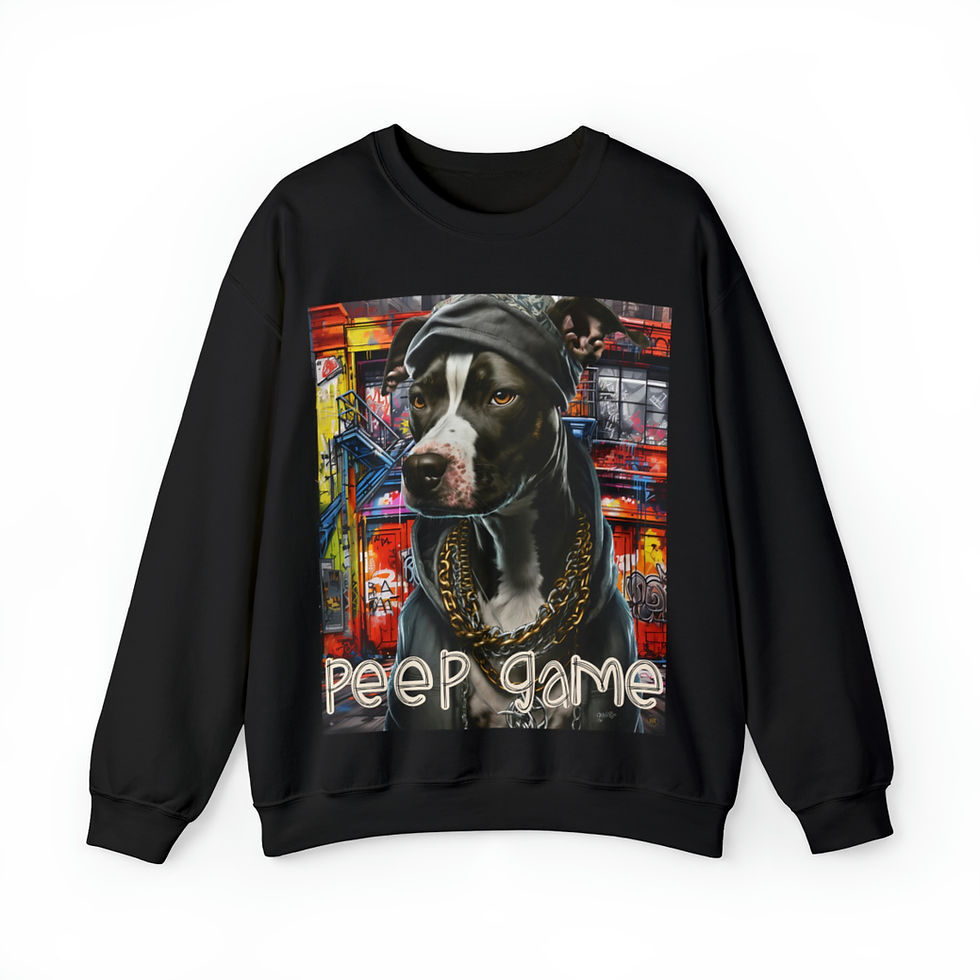 Peep Game, Heavy Blend™ Crewneck Sweatshirt