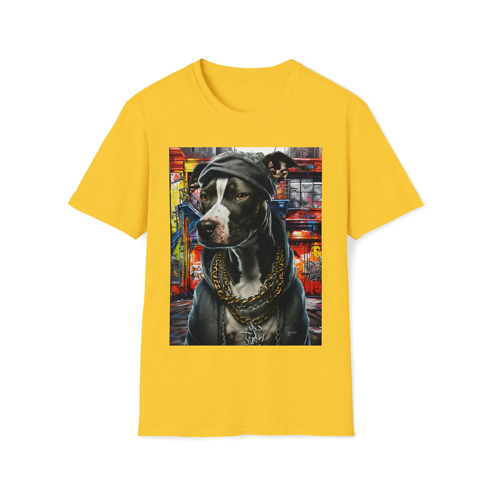 Thumbnail: Graffiti Jungle, unisex soft-style t-shirt