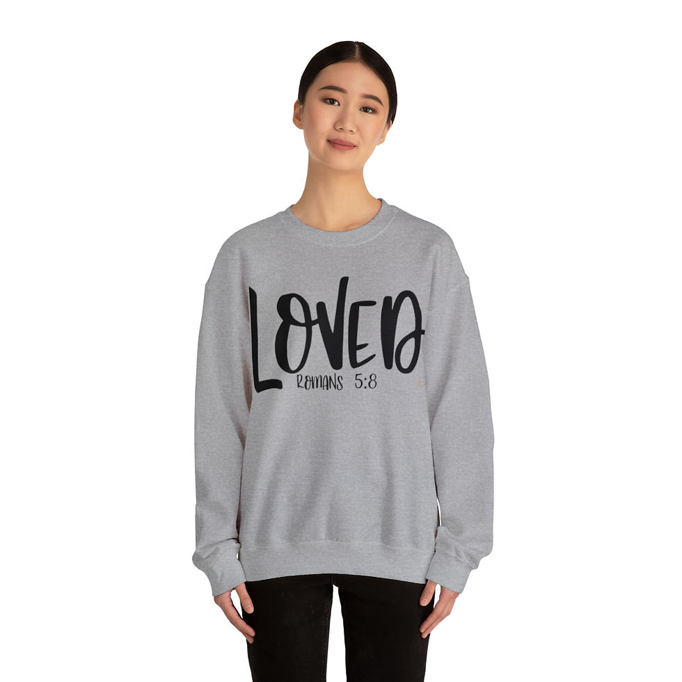Thumbnail: Loved Heavy Blend™ Crewneck Sweatshirt