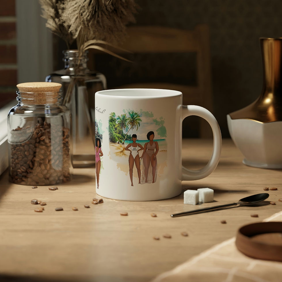 Thumbnail: Sand, Sun and Sisterhood Jumbo Mug, 20oz