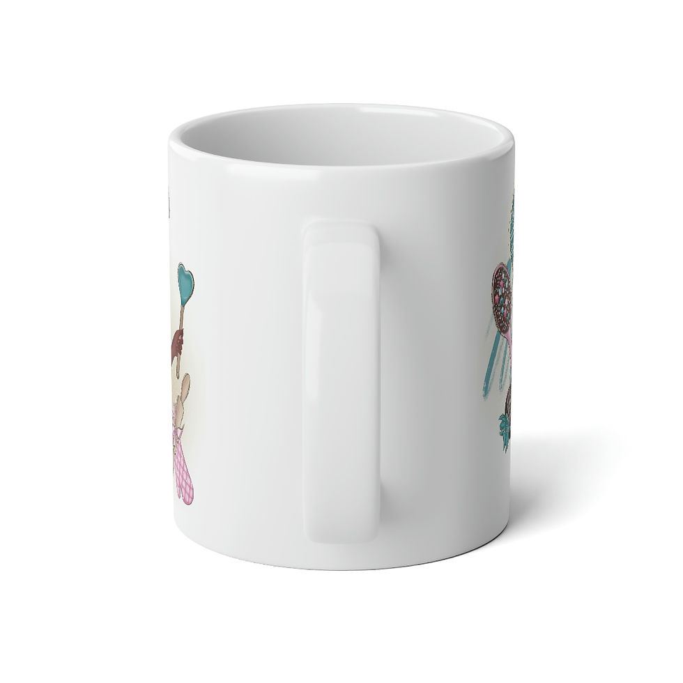 Thumbnail: All Queens to the Kitchen Jumbo Mug, 20oz