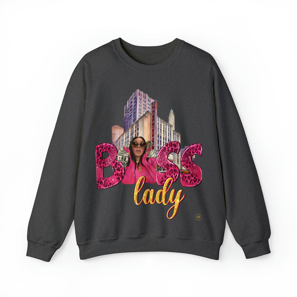 Thumbnail: Boss Lady, Heavy Blend™ Crewneck Sweatshirt