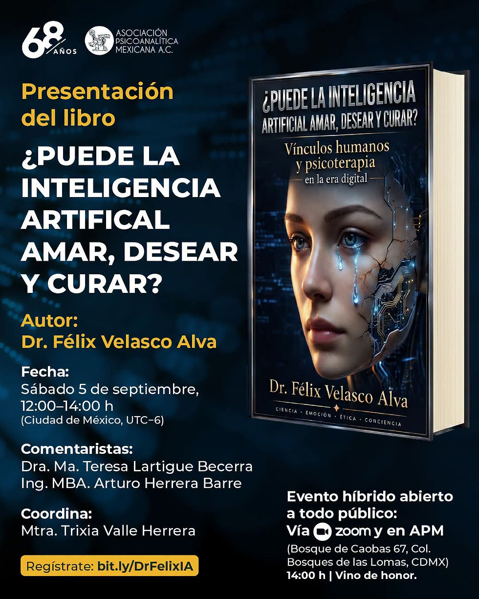 Presentación del Libro ¿Puede la Inteligencia Artificial amar, desear y curar?