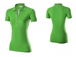 Women Polo Shirt green XL