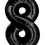 Thumbnail: 34" Jumbo Foil Number 8 Helium Balloon