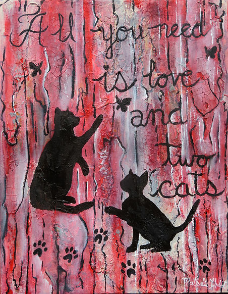 2017 All you need is love and two cats.j