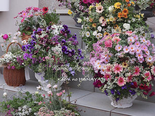 2月のおすすめ花ギャザリングレッスンはウォールバスケット❀