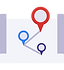 Kugelblitz easy location icon symbolizing seamless access and navigation to company headquarters.