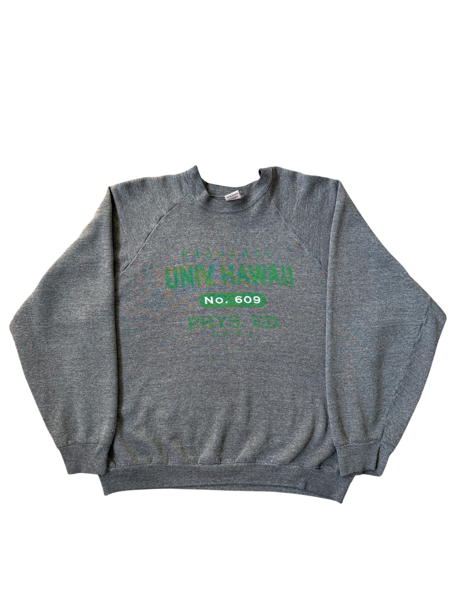 Dark Heather Grey  University Of Hawaii Size Large