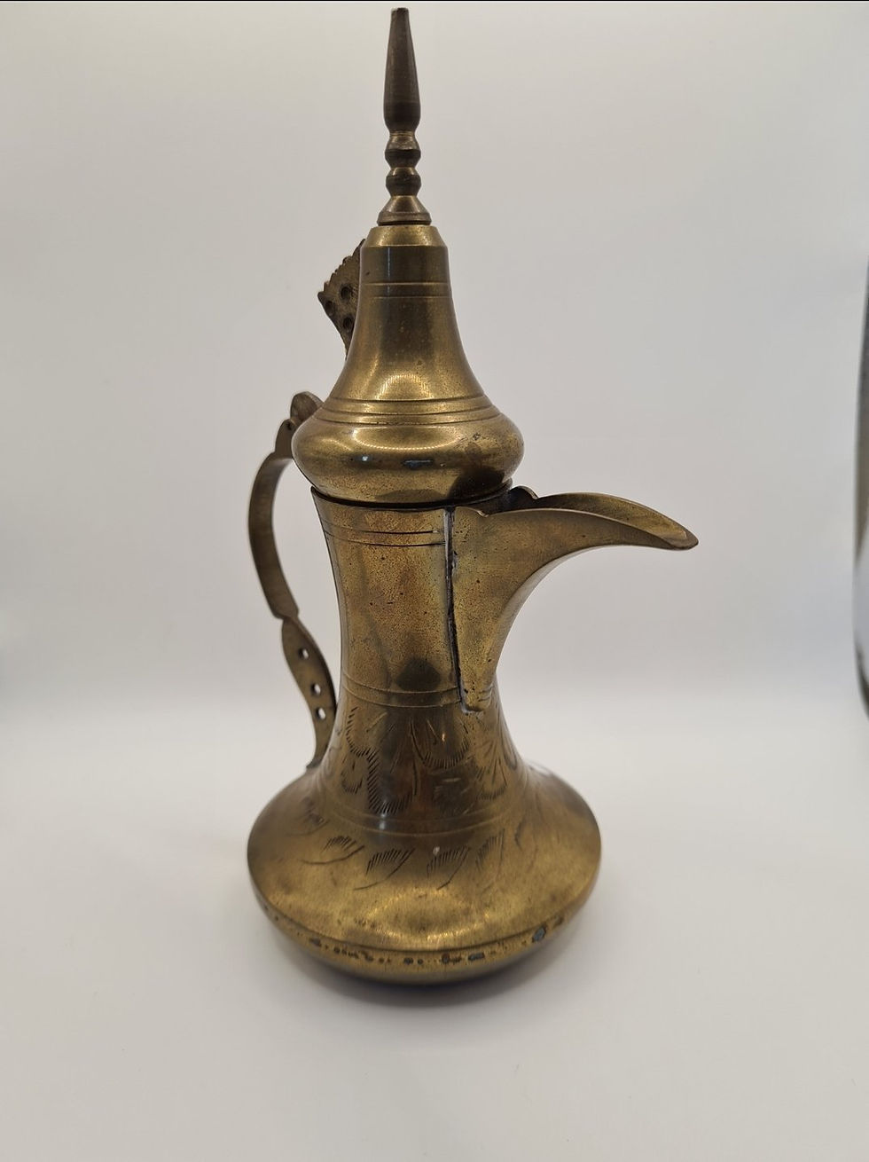 Thumbnail: Antique Brass Ornamental Coffee Pot