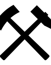 Schlägel und Eisen als Symbol für Bochum