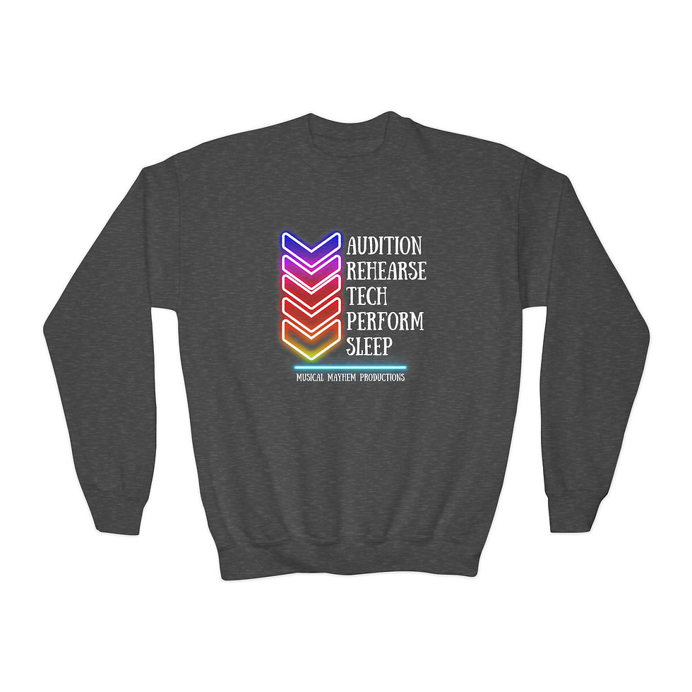 Thumbnail: Show Schedule Youth Crewneck Sweatshirt