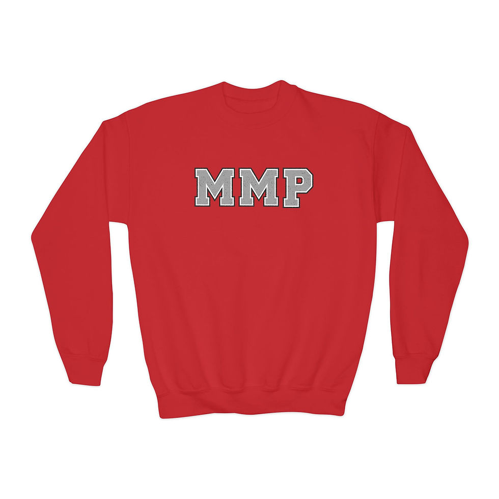 Thumbnail: MMP Block Youth Crewneck Sweatshirt