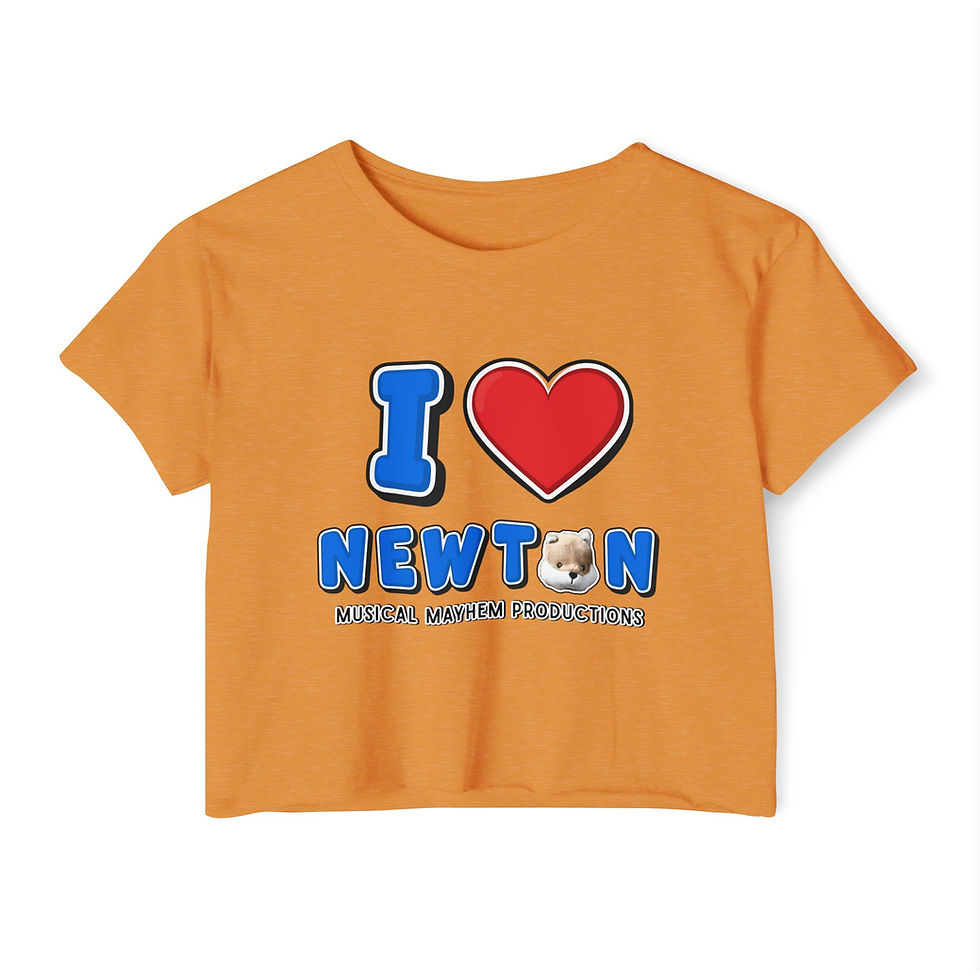 Thumbnail: I Heart Newton Women's Festival Crop Top