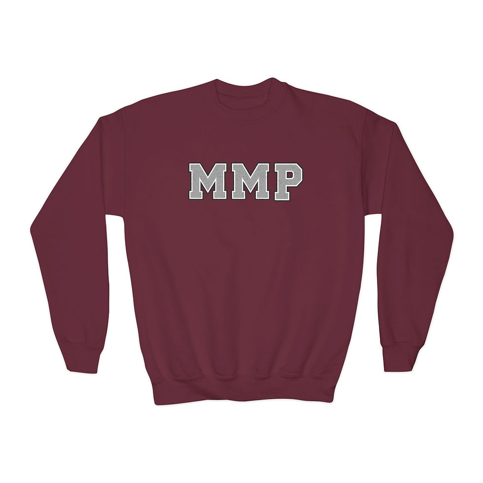 Thumbnail: MMP Block Youth Crewneck Sweatshirt