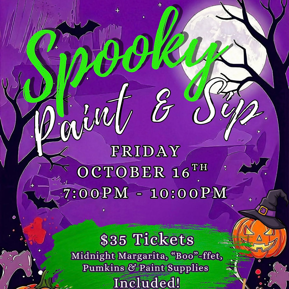 Spooky Paint & Sip