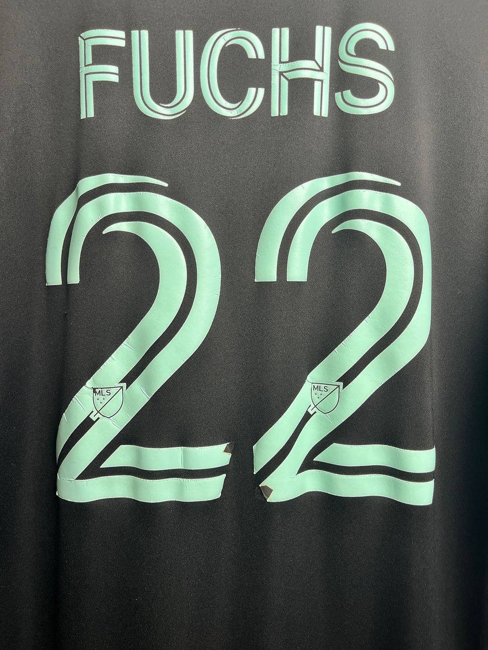 Thumbnail: adidas Charlotte FC 2022 Away Jersey - Fuchs #22 - XL - USED: Good