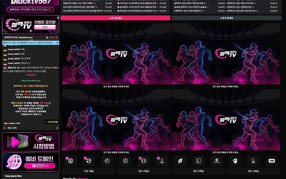 진짜 써보니 알겠어요! 블랙티비시즌2스포츠 팬이라면 무조건 만족