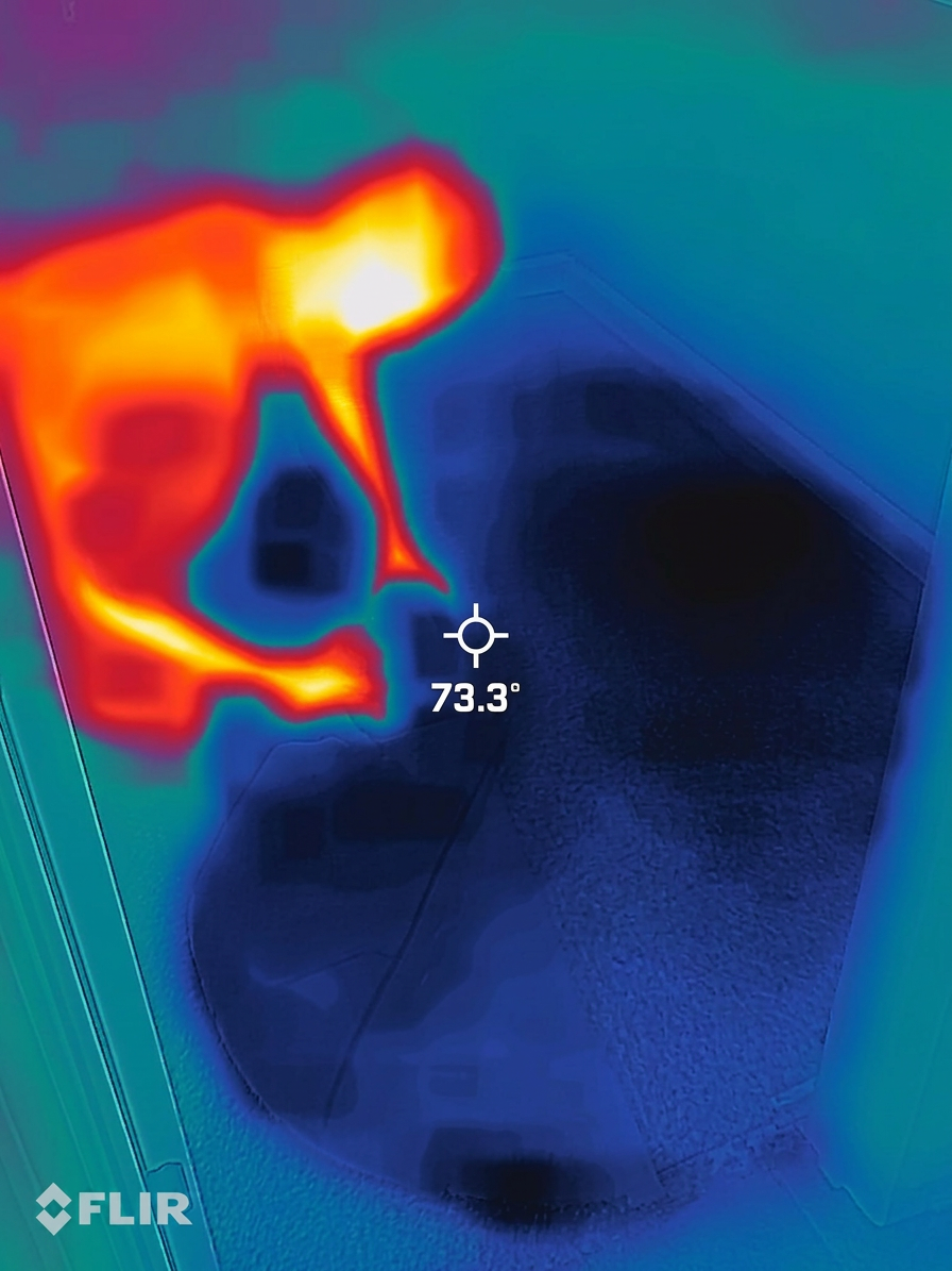 Thermal scan by a water damage mitigation company in Mount Sterling KY.