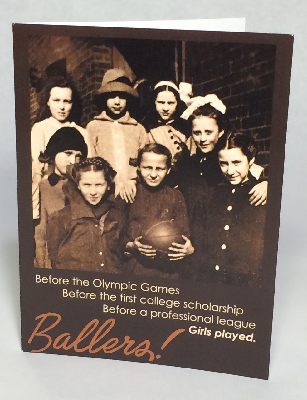Greeting card - "Ballers" (girls basketball) set of 6 cards