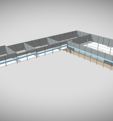 Projeto estrutural shopping mall em BIM – Engastar Engenharia