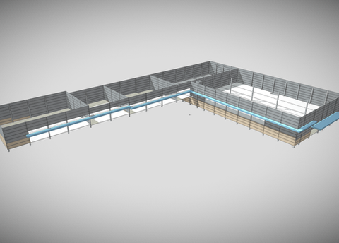 Projeto estrutural shopping mall em BIM – Engastar Engenharia
