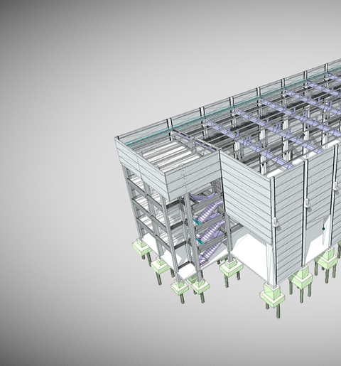 Projeto estrutural industrial com ponte rolante de 60 toneladas e multiplos pavimentos – Engastar Engenharia Estrutural