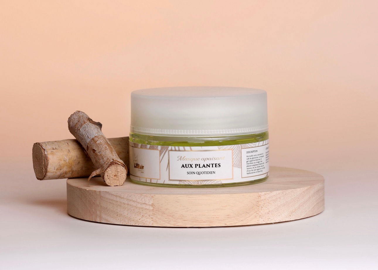 Masque apaisant aux plantes