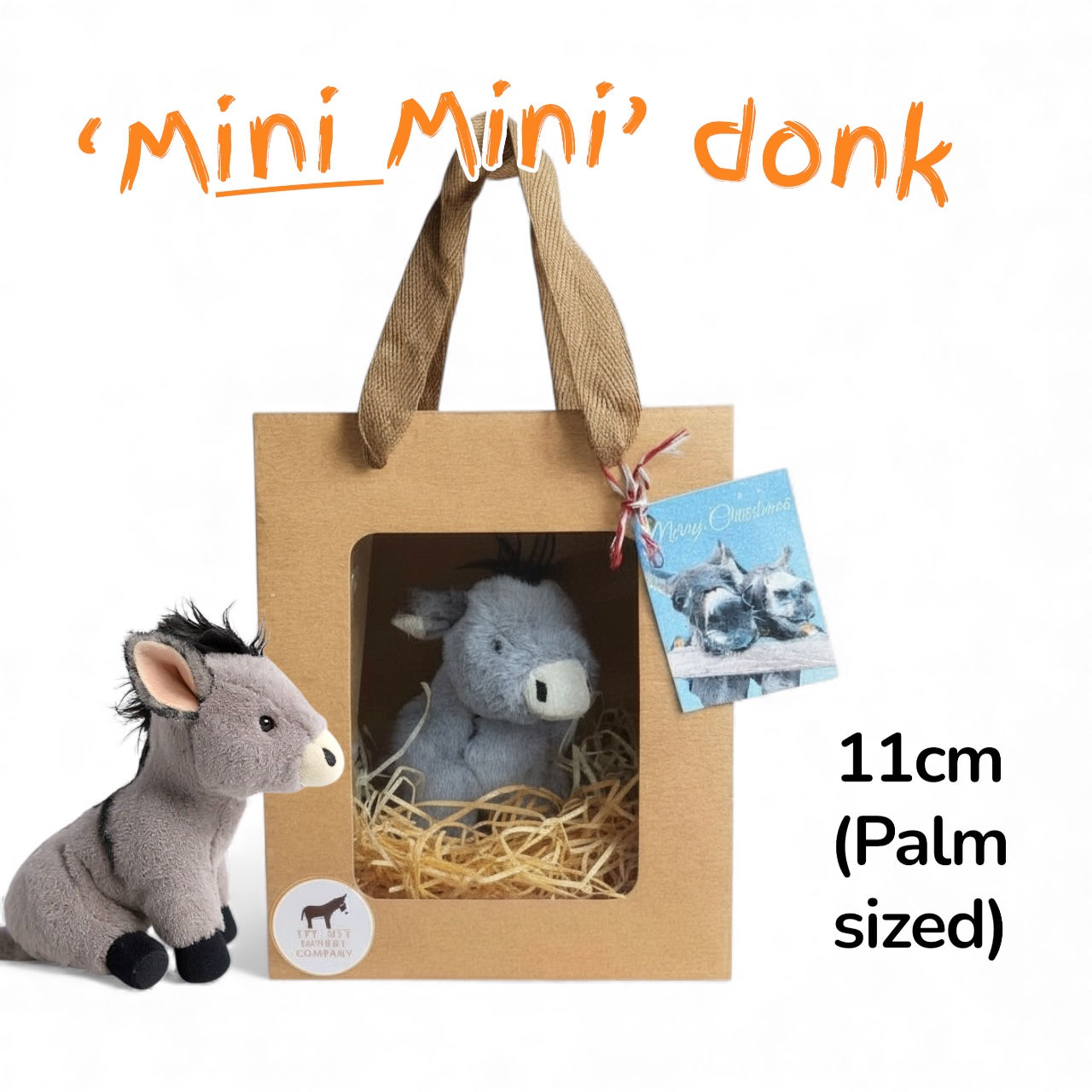 "Mini" Mini Donkey (and gift bag)