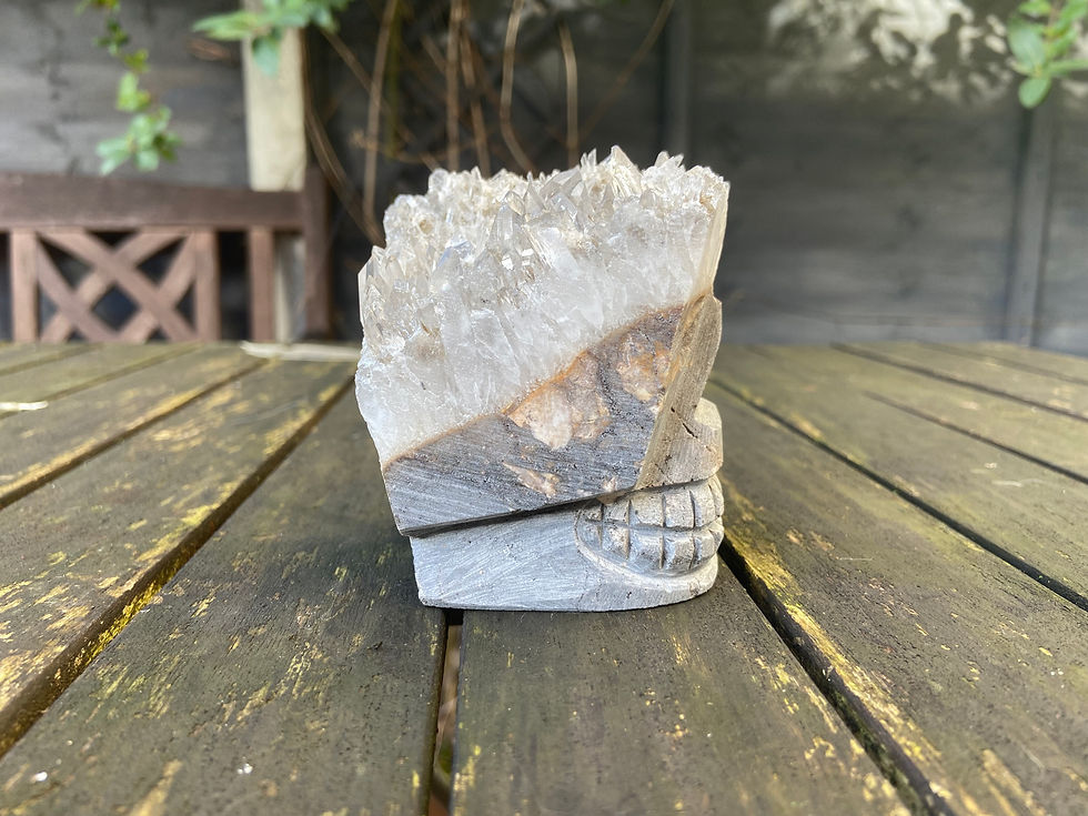 Thumbnail: Clear Quartz Specimen Skull