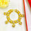Thumbnail: EMAS KOREA 24K 916 RANTAI TANGAN SIPUT LOVE MIX COLOR GOLD AND SILVER