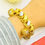 Thumbnail: EMAS KOREA 24K 916 RANTAI TANGAN SIPUT LOVE MIX COLOR GOLD AND SILVER
