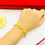 Thumbnail: EMAS KOREA 24K 916 RANTAI TANGAN SADUR COCO LEBAR 0.8CM