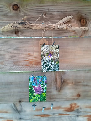 Porte photo en bois flotté