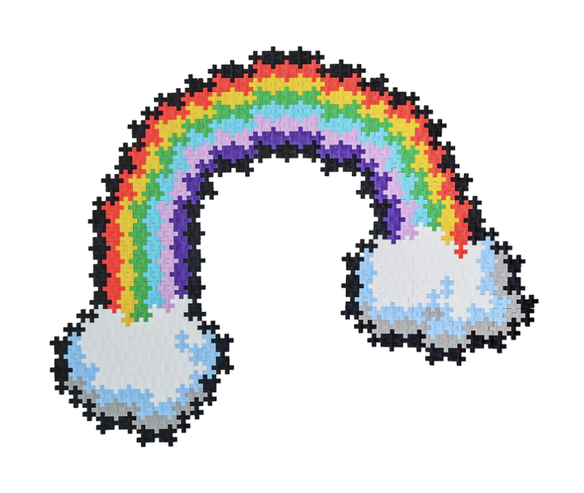 Puzzle by Number Rainbow