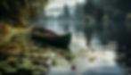 tranquil-scene-canoe-glides-calm-water-reflecting-nature-beauty-generated-by-artificial-in