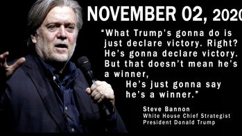 The Big Lie, before the election.