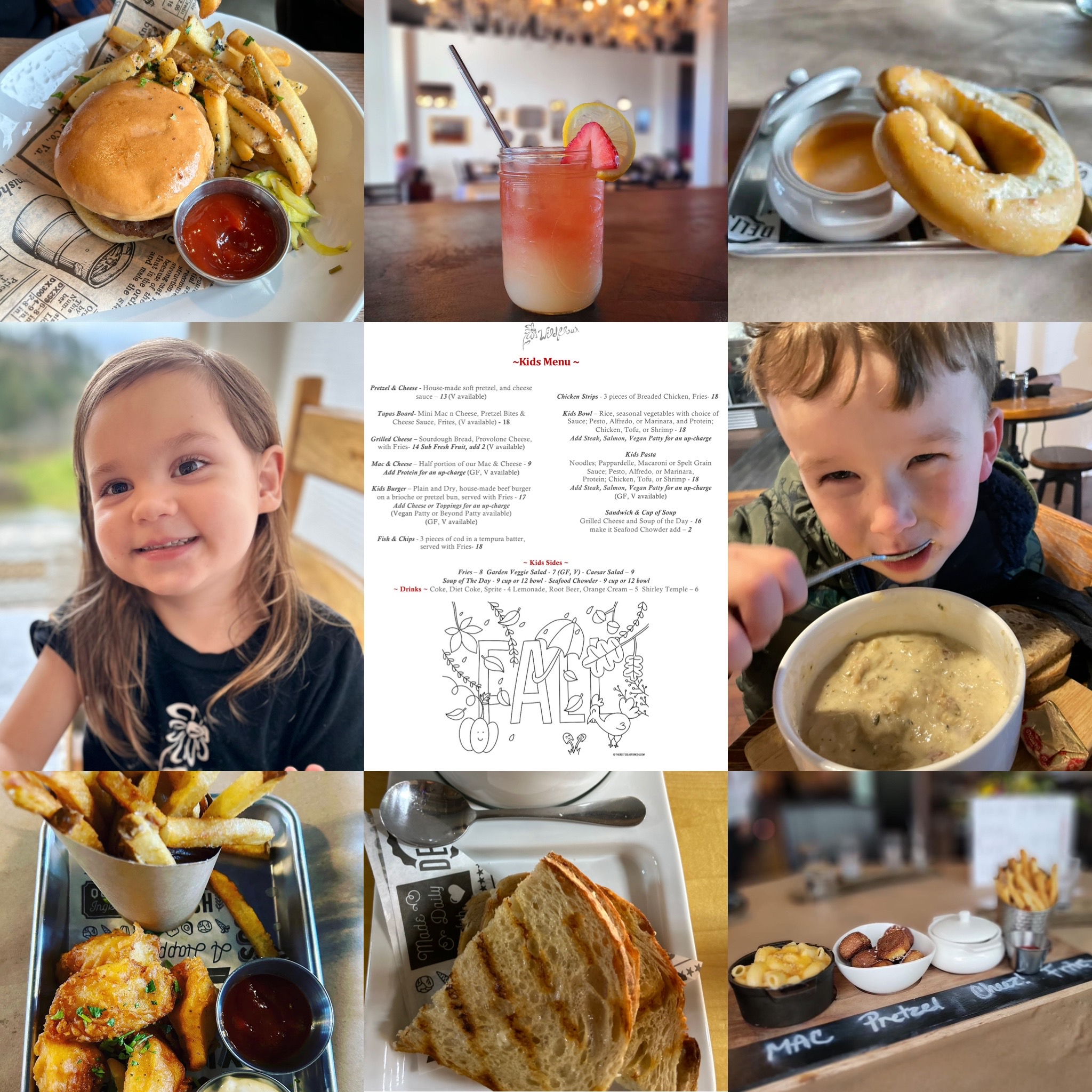 Arranged Food and Objects