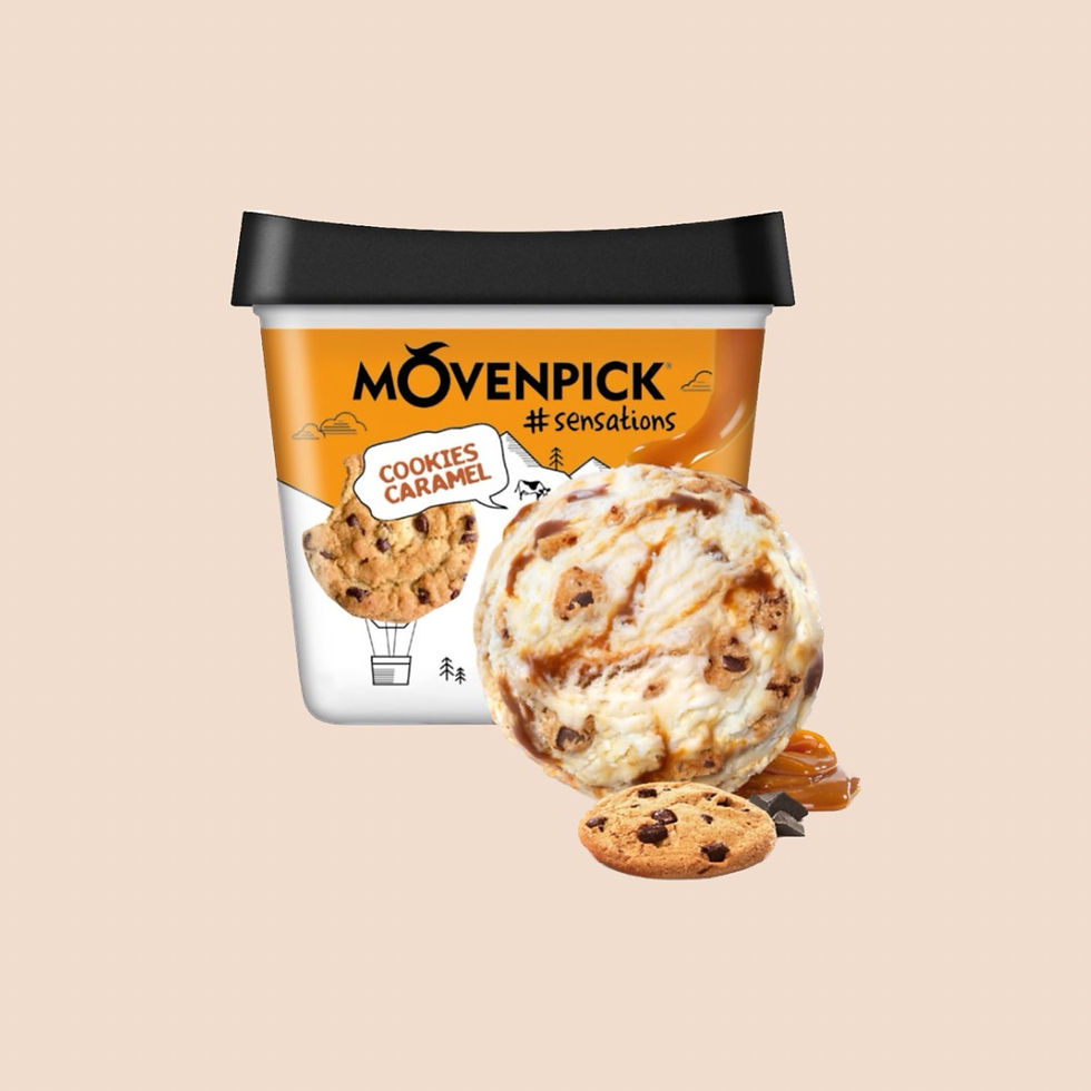 Glace Movenpick - Cookies caramel 165ml image