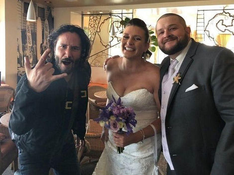A Surprising Wedding Guest Appearance: Keanu Reeves
