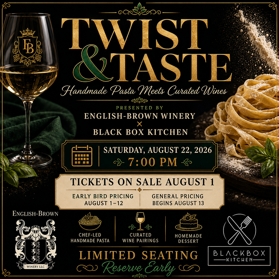 Twist & Taste: Handmade Pasta Meets Curated Wines Presented by English Brown Winey & Black Box Kitchen  (1)
