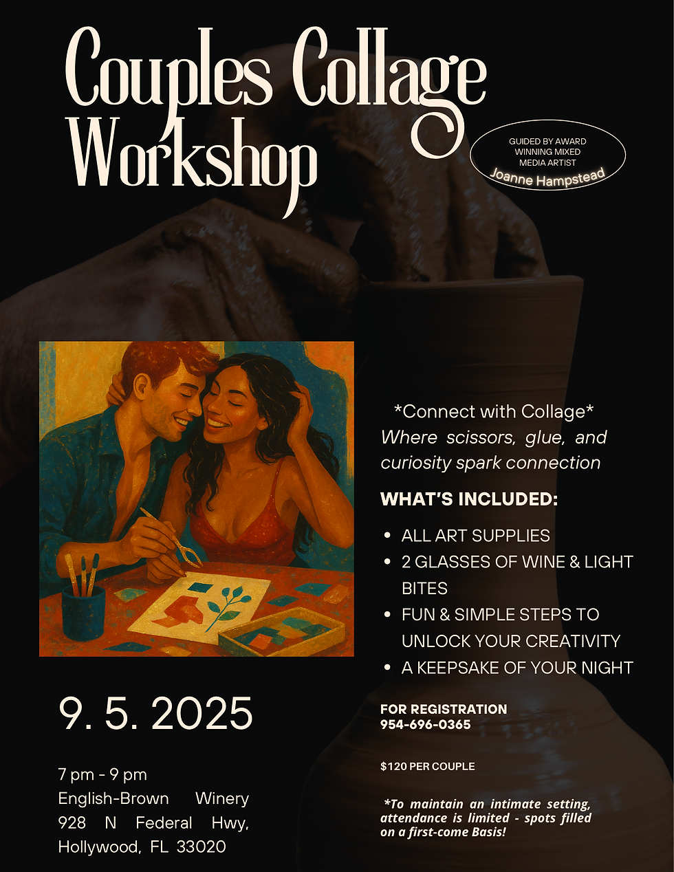 Couples Collage Workshop with Joanne Hampstead