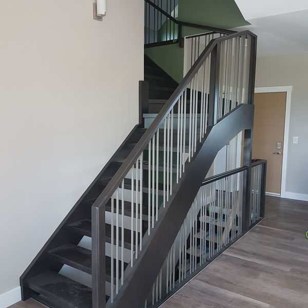 Modern staircase in Home Renovation Project, featured in Renovation Portfolio