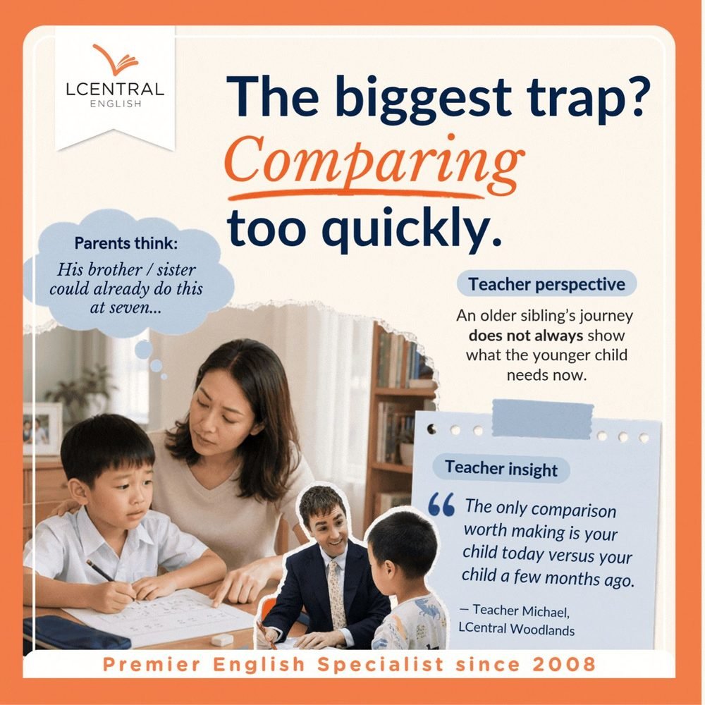 The biggest trap for second-time parents is comparing children too quickly