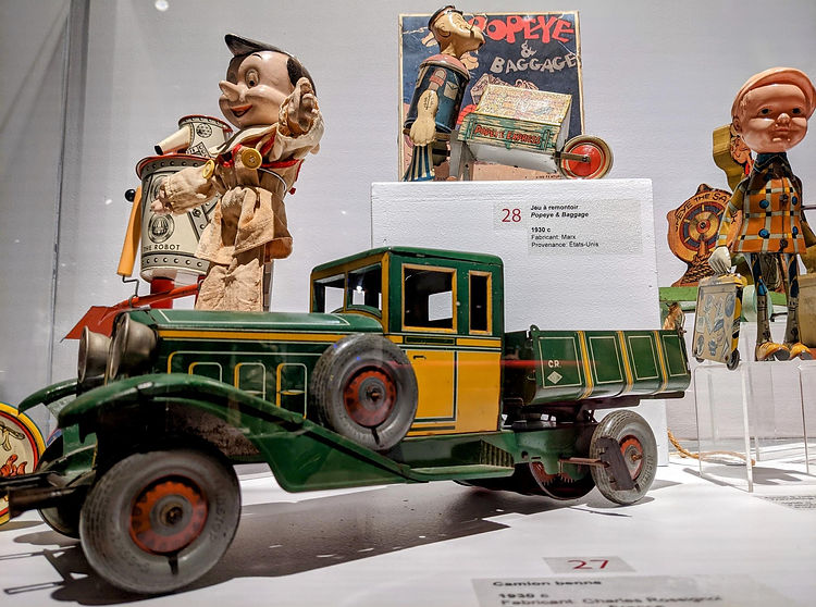 Exposition L'histoire des Jouets à la Maison de la Culture Mercier de Montréal