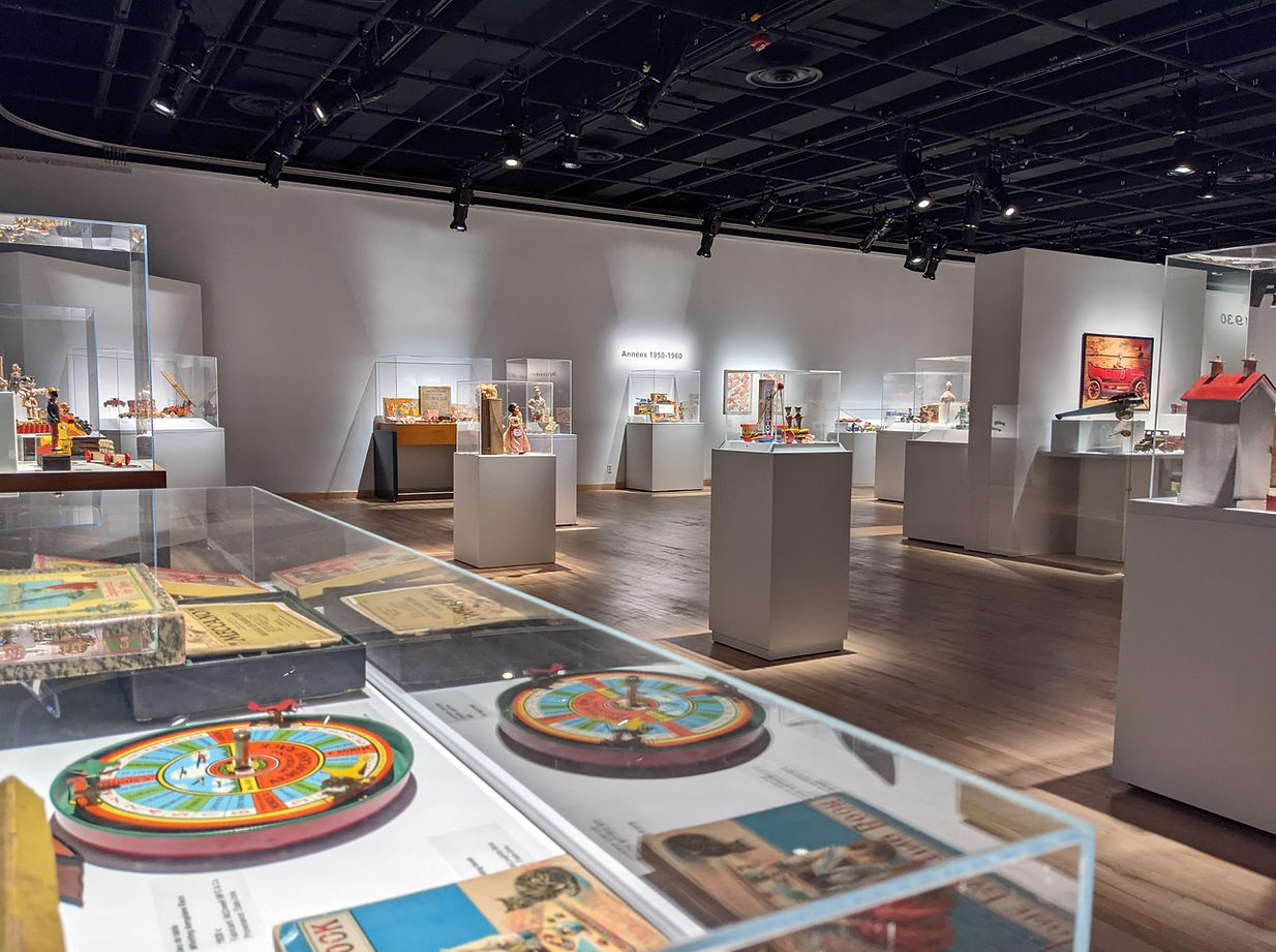 Exposition L'histoire des Jouets à la Maison de la Culture Mercier de Montréal