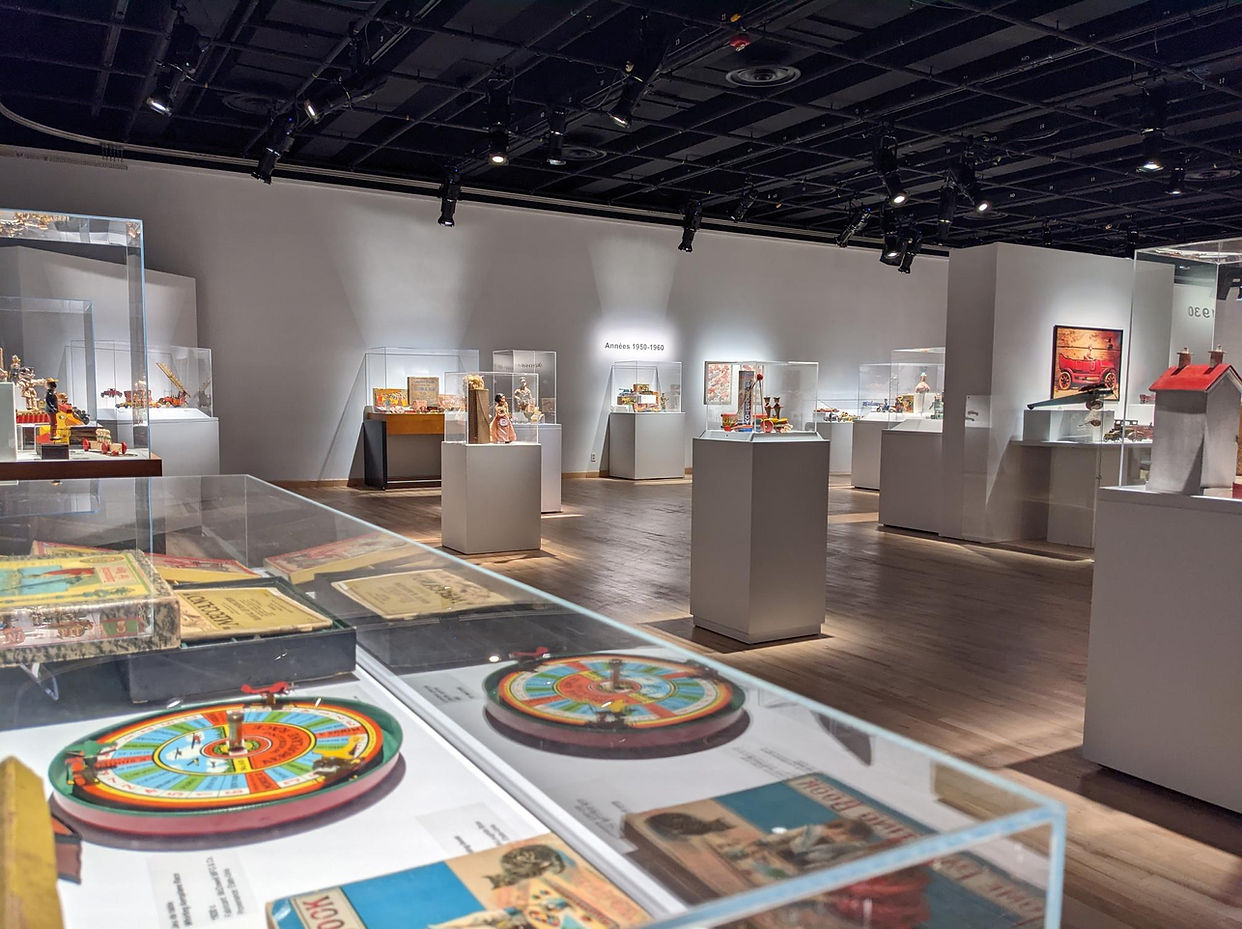 Exposition L'histoire des Jouets à la Maison de la Culture Mercier de Montréal