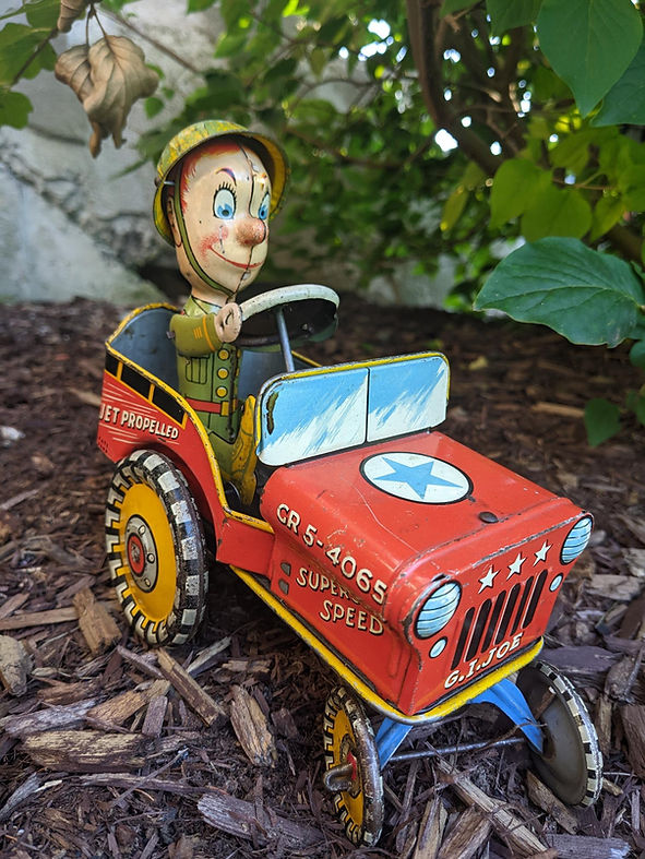 Jouet à remontoir, GI JOE, Unique Art, USA, 1930's